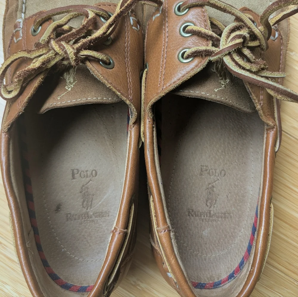 Ralph Lauren Polo Bienne Canoe Boat Shoes - 11.5 D